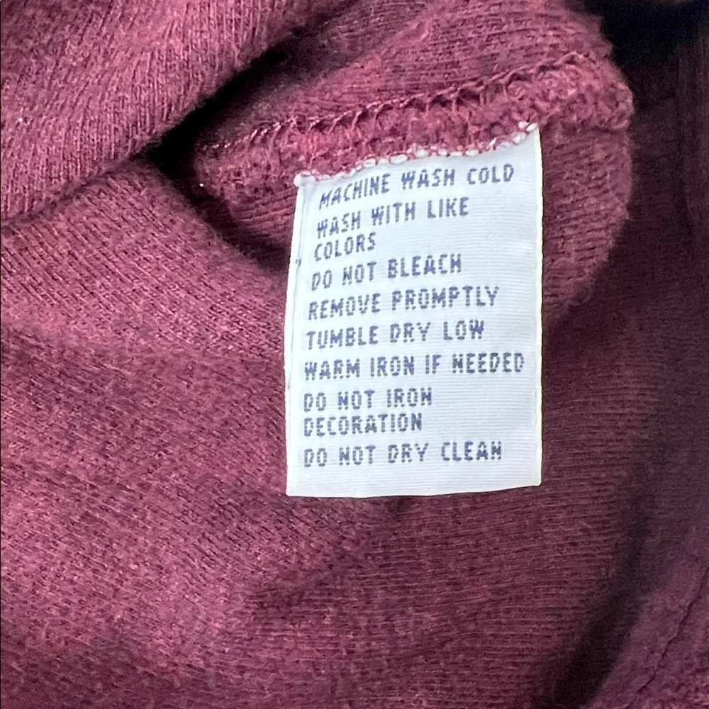 Men's Maroon Ralph Lauren Hoodie Sweater
